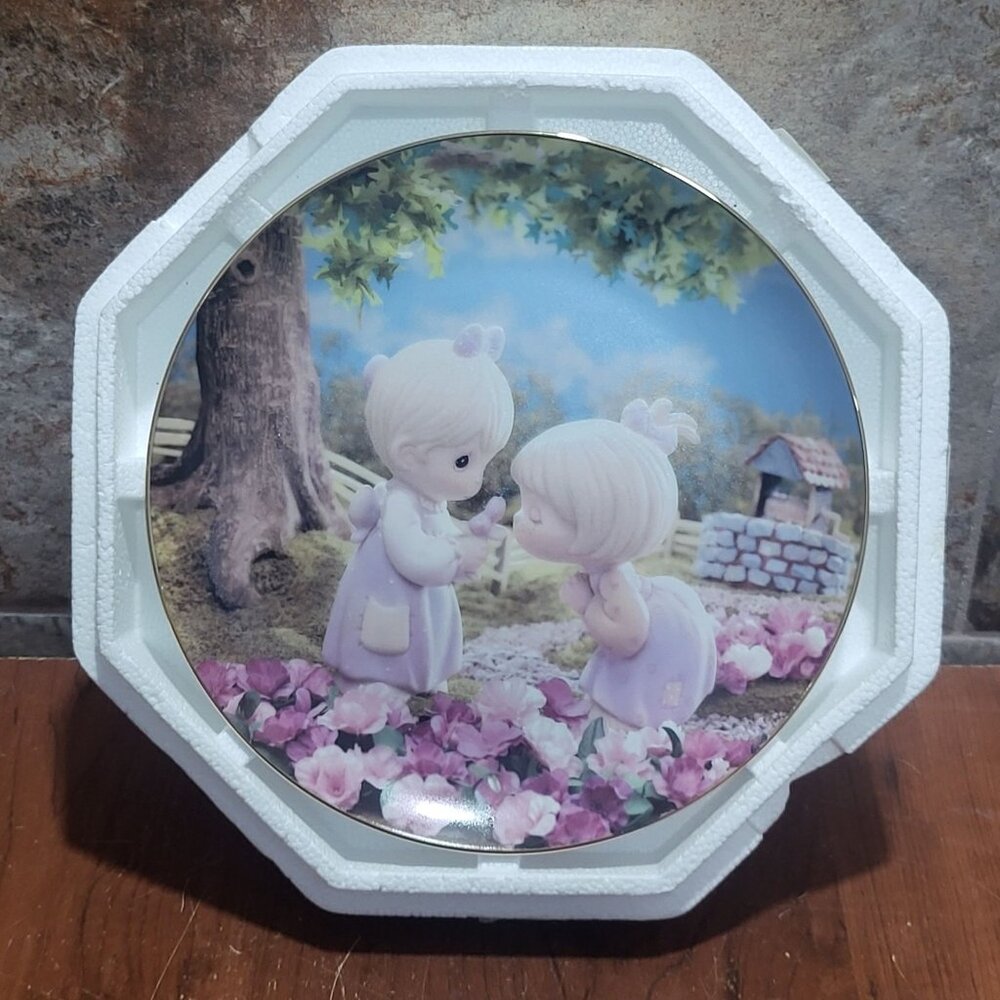 Precious Moments Decorative Plate Hamilton Good Friends Are Forever